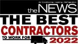 The News Best Contractors 2022 Certificate
